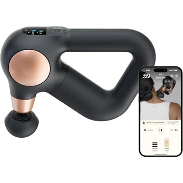 Therabody Theragun Sense 2, Massagepistole mit 5 Stufen und LCD-Display für geführte Routinen – Bild 1