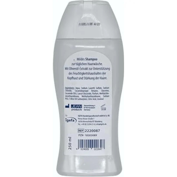 Hydrovital Hydro Vital Classic Shampoo mit angenehmen Olivenextrakt – Feuchtigkeit & Pflege für trockenes und strapaziertes Haar – 250 ml – Bild 2