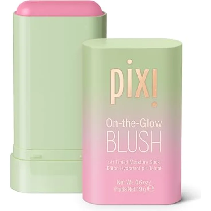Pixi On The Glow Blush Cheektone Reaktiver Farbiger Stick mit Ginseng und Aloe Vera Extrakten, 19 g, 0,6 Unzen - Rouge & Bronzer, feuchtigkeitsspendende Rötung in farbigem Balken ohne Parabene