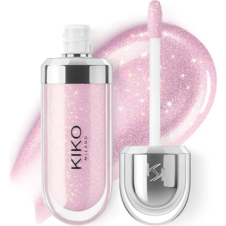 KIKO Milano 3D Hydra, hydratisierendes Lipgloss mit hohen Glanz und Pflegeeffekt, Farbton 27 Pearly Lavender, 6.5 ml