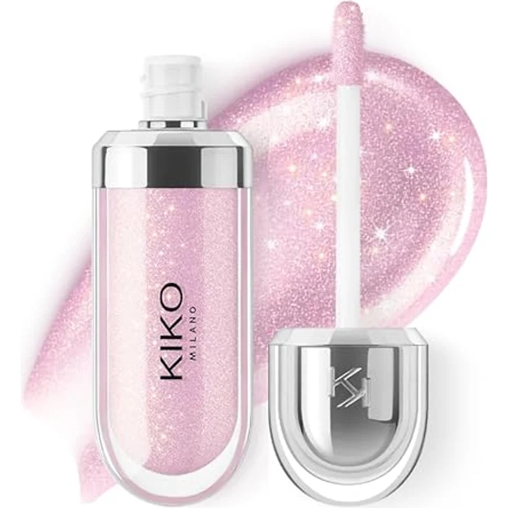 KIKO Milano 3D Hydra, hydratisierendes Lipgloss mit hohen Glanz und Pflegeeffekt, Farbton 27 Pearly Lavender, 6.5 ml – Bild 1