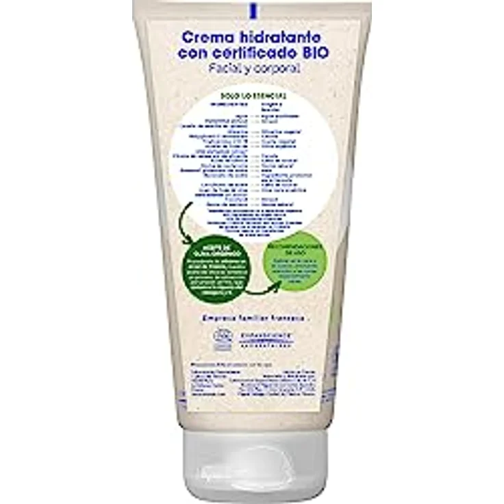 Mustela Organic Pflegende Creme Hydrating Cream, 150 ml für sanfte Kinderhaut, vegan und feuchtigkeitsspendend – Bild 2