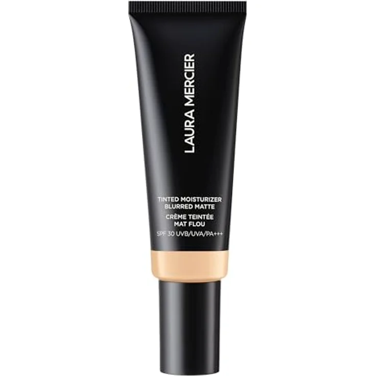 Laura Mercier Tinted Moisturizer Blurred Matte Foundation, 45 ml, 1N Birch, nicht komedogen, 91% hautpflegende Inhaltsstoffe, mattierendes Finish – Bild 1