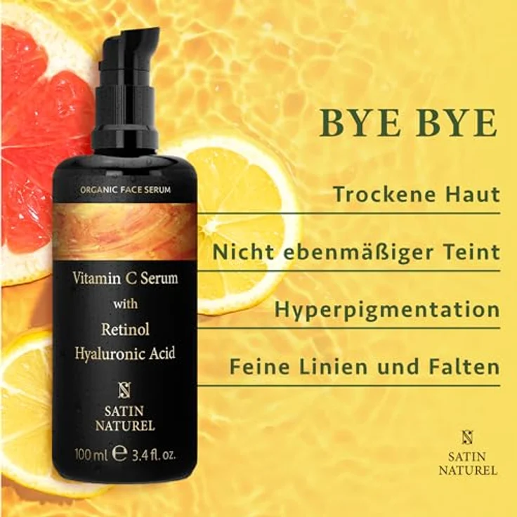 Satin Naturel Bio Vitamin ACE Serum Intensivpflege 100ml – Bild 2