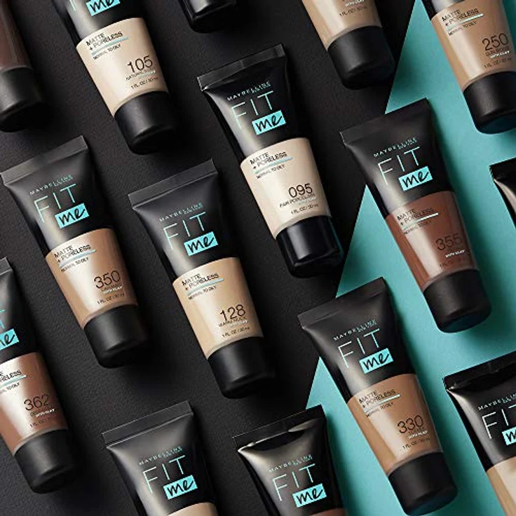 MAYBELLINE NEW YORK Foundation Fit Me Matte + Poreless, Flüssig-Make-up 105 Natural Ivory, 30ml für Mischhaut mit mattem Finish – Bild 8