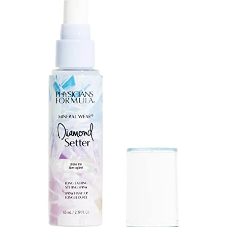 PHYSICIANS FORMULA Mineral Wear® Diamond Setter Fixing Spray, federleichtes Make-up Fixierspray mit strahlendem Diamantstaub – Bild 2