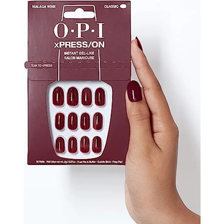 OPI xPRESS/ON künstliche Fingernägel Malaga Wine 30 St. – Bild 7