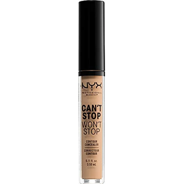 NYX Professional Makeup Can't Stop Won't Stop Contour Concealer - wasserfester flüssiger Abdeckstift, Kaschieren & Highlighten, 3, 5 ml, Medium Olive 09 – Bild 5