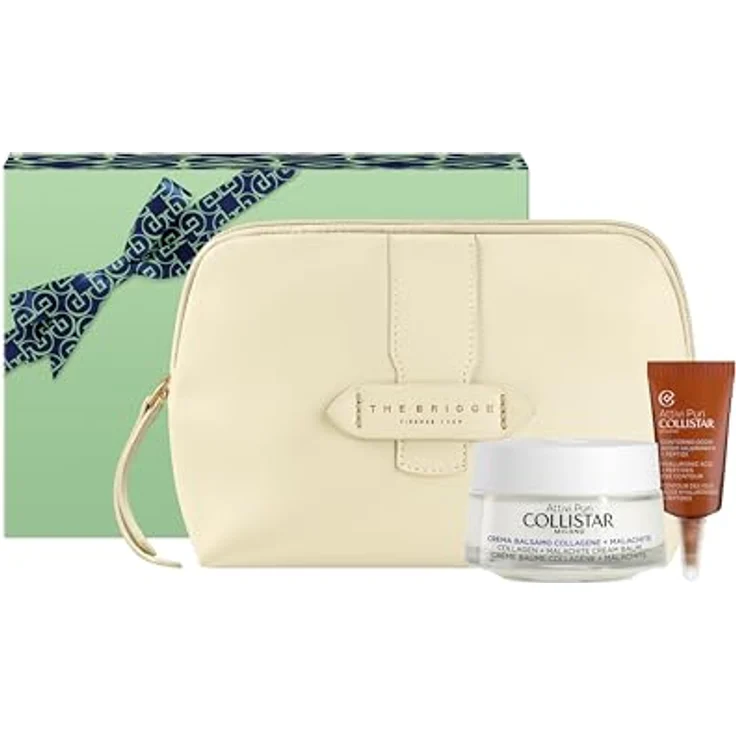 Collistar Attivi Puri Kollagen-Set, 50 ml Balsamcreme mit Kollagen & 5 ml Augenserum, limitierte Edition – Bild 2