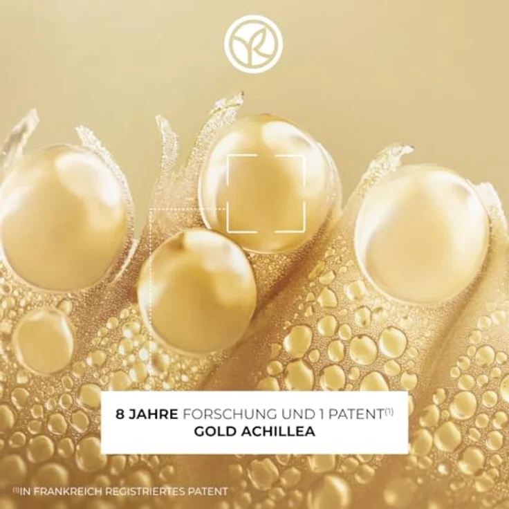 Yves Rocher Reichhaltige Verschönernde Anti-Aging-Creme mit Gold-Achillea-Extrakt, regeneriert und strafft, für alle Hauttypen, 50 ml – Bild 3