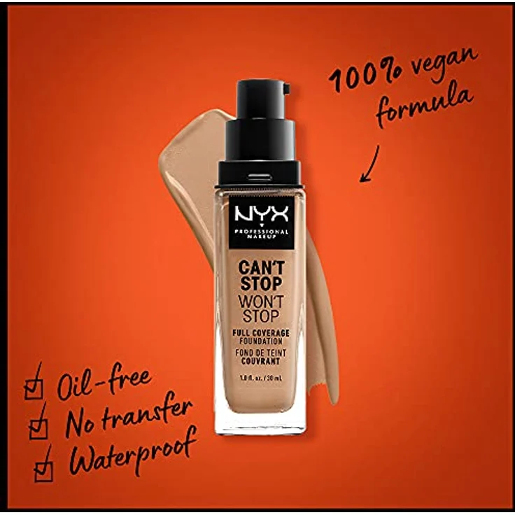 NYX Professional Make-up Can't Stop Won't Stop Neutral Buff 30 ml – Bild 2