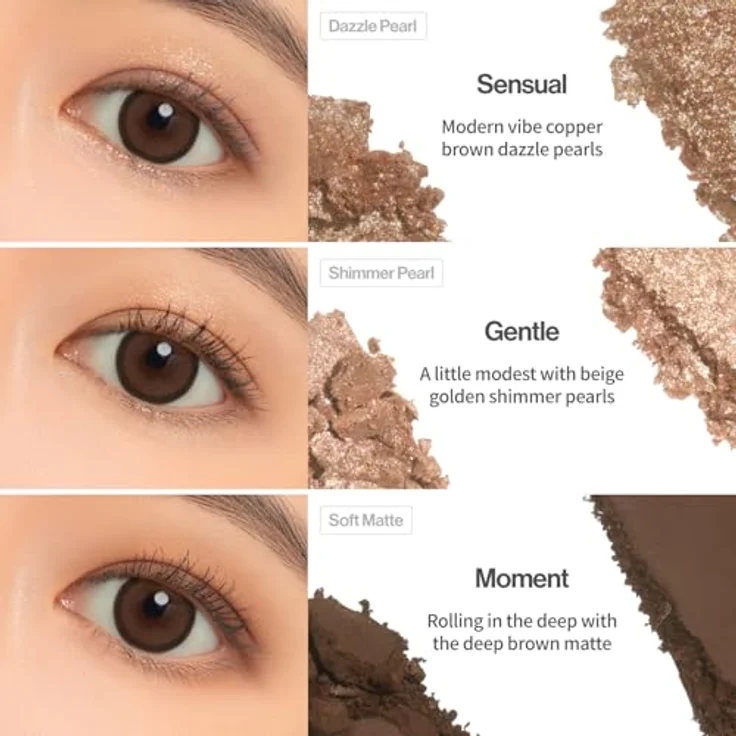 Unleashia Glitterpedia Eye Palette, Lidschattenpalette Farbton No.2 All of Brown, 6.2 g, mit intensiver Pigmentierung und Glitzereffekt – Bild 8
