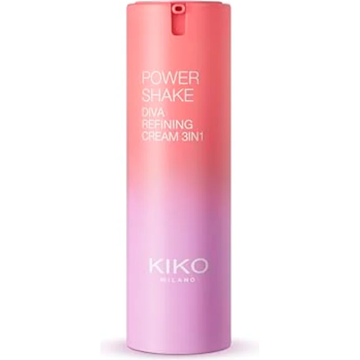 KIKO Milano Power Shake Diva Refining Cream 3In1, leichte Gesichtscreme mit Hyaluronsäure und Vitamin C, 30 ml – Bild 1