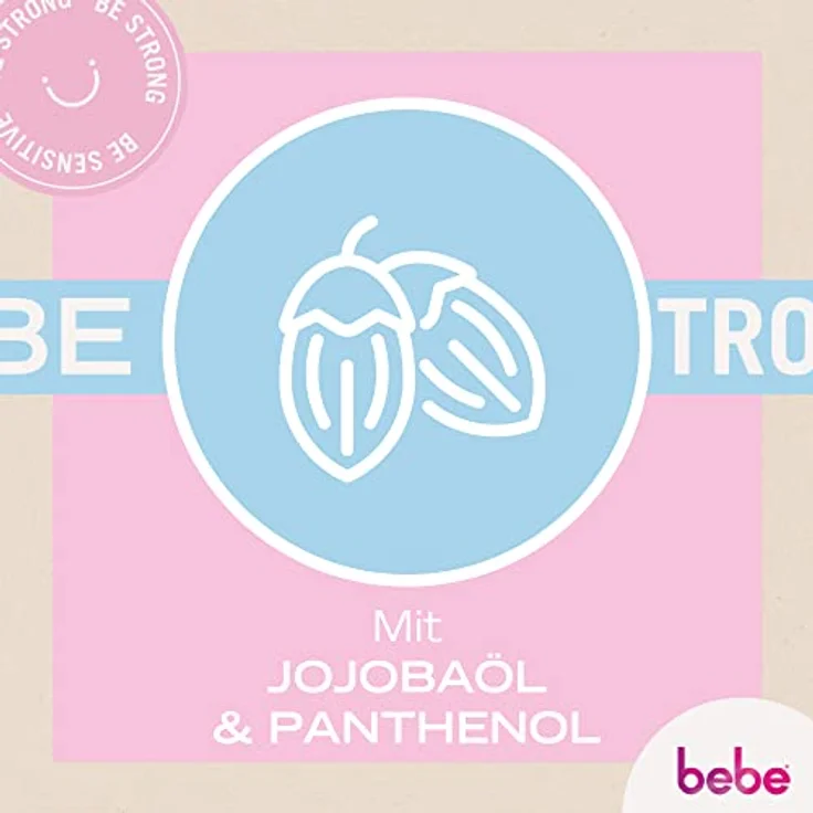 bebe Soft Body Milk (400 ml), schnell einziehende Bodylotion mit Jojobaöl & Panthenol für trockene Haut, duftet sanft, spendet 24 Stunden Feuchtigkeit – Bild 5