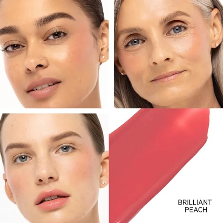 Physicians Formula Mineral Wear® Diamond Filler Lippenstift und Rouge, Multifunktional, Farbton Brilliant Peach, 7,3 ml – Bild 4