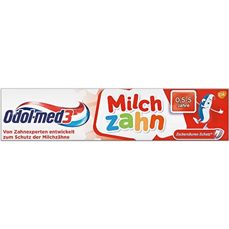 Odol-med 3 Milchzahn mit Fluorid, 50 ml, für saubere und gesunde Zähne – Bild 2