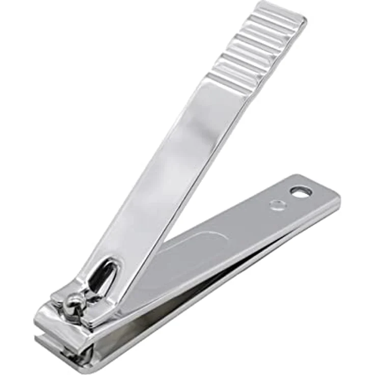 REMOS Finger- & Fußnagelknipser, 8 cm mit gerader Klinge aus gehärtetem Stahl, müheloses Schneiden und ergonomischer Griff – Bild 2