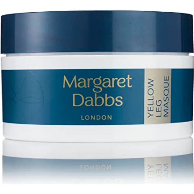 Margaret Dabbs Yellow Leg Masque Deeply Nourishes and Regenerates for Dry, Dull Looking Skin 175ml - Luxurious Oil Rich Formula with Argan, Almond, and Abyssinian Oil for Gorgeous, Glowing Legs