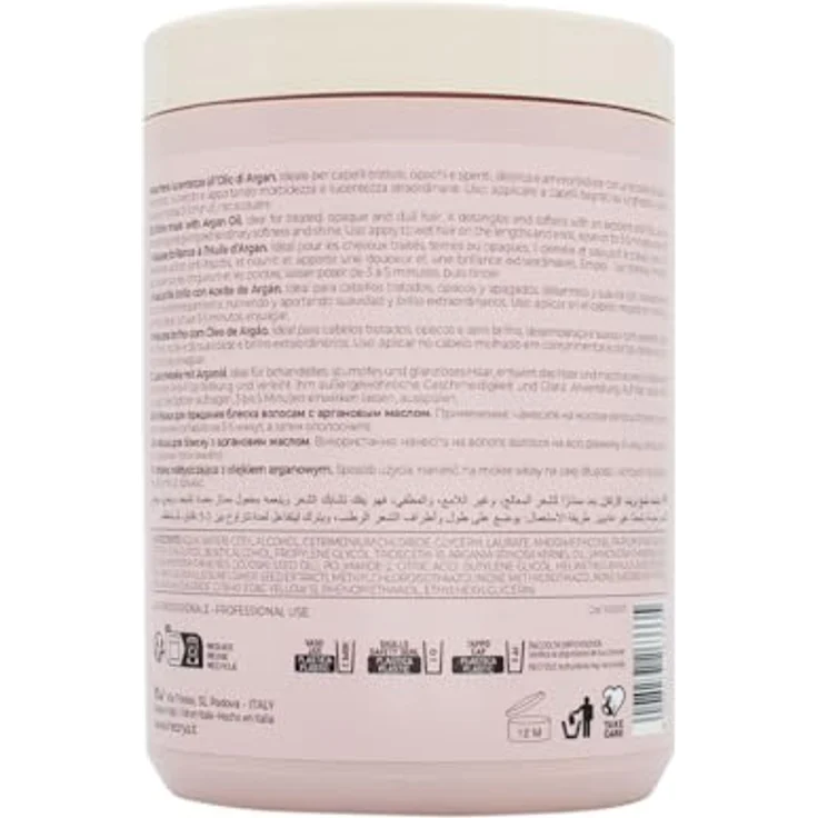 Inebrya Ice Cream Argan Age Pro Age Mask – Maschera Lucentezza 1000 ml, Gesichtsmaske mit italienischer Haarpflegephilosophie – Bild 2