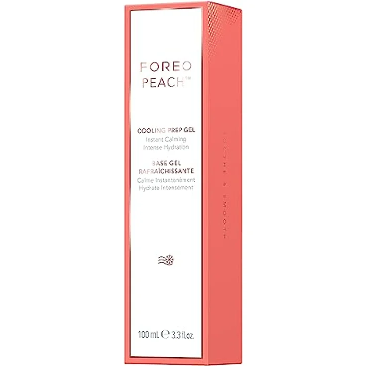 Foreo Peach Cooling Prep Gel, Körpergel mit 17 Pflanzenextrakten, 100 ml, kühlend und feuchtigkeitsspendend – Bild 2