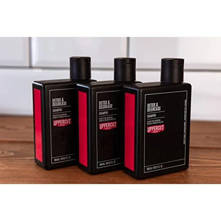 Uppercut Deluxe Detox & Degrease Shampoo Reinigungsshampoo für schnell fettendes Haar 240 ml – Bild 9