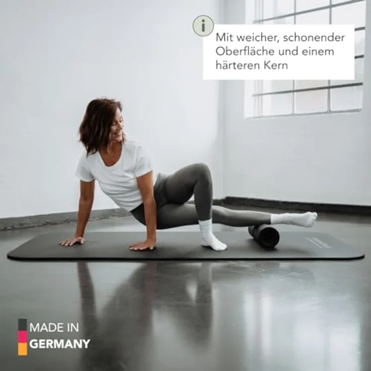 Liebscher & Bracht MAXI Faszienrolle – mit Rille zur Wirbelsäulen-Entlastung, ideal für Rücken, Regeneration & Flexibilität – Bild 3