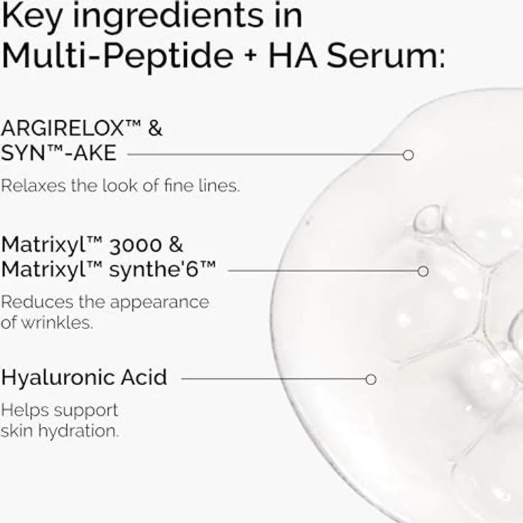 The Ordinary Multi-Peptide + HA Serum (Formerly "Buffet") | 30ml, Gesichtscreme in Tropfenform – Bild 3
