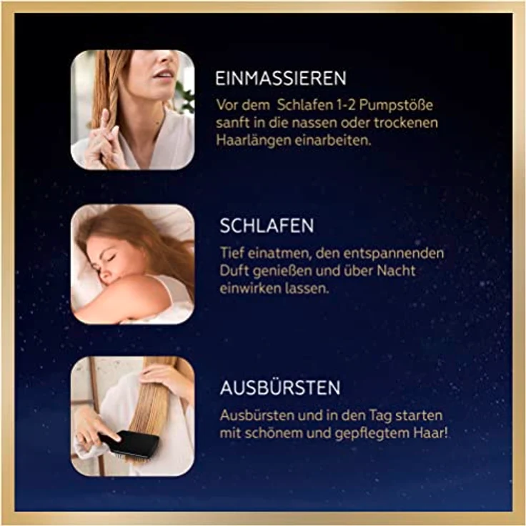 Gliss Night Elixier Ultimate Repair (100 ml), Haarserum regeneriert geschädigtes Haar im Schlaf, Haarpflege hinterlässt weiches & regeneriertes Haar über Nacht - Preisvergleich – Bild 4