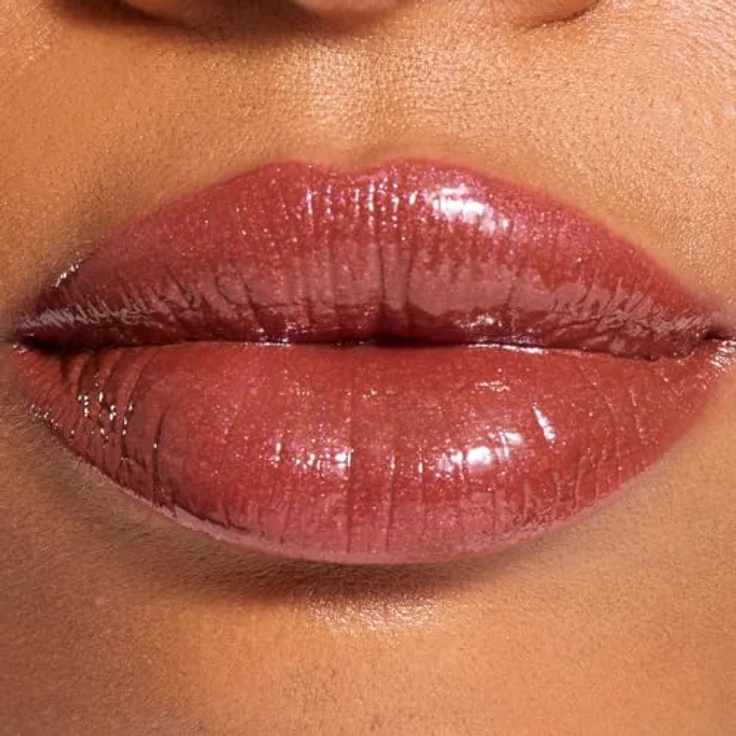 Revolution Pout Lip Gloss, Hochglänzendes Lippen-Gloss mit Hyaluronsäure & Vitamin E, Vegan & Tierversuchsfrei, 3g, Shimmer Toasted Caramel – Bild 3