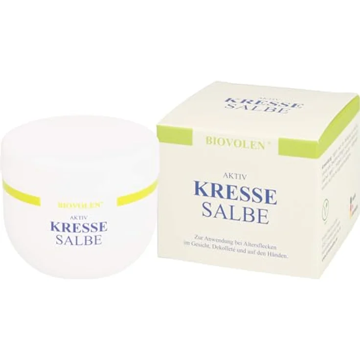 Evertz Pharma GmbH BIOVOLEN Aktiv Kressesalbe 100 ml - Gesichtscreme mit PZN-16233396 – Bild 2