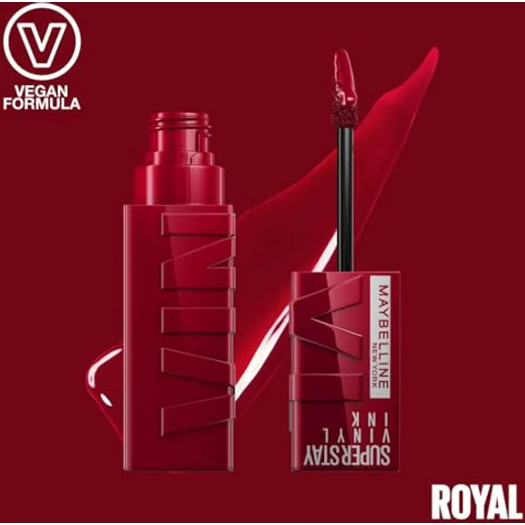 Maybelline SuperStay® Vinyl Ink Liquid Lippenstift 55 Royal 4,2 ml  – Bild 2