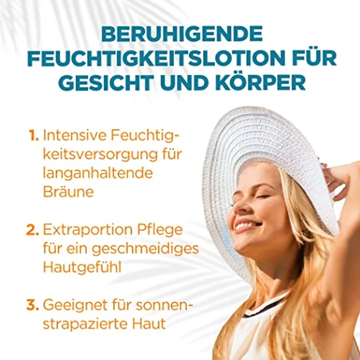 Garnier After Sun Lotion, Kühlende und beruhigende Bodylotion mit Aloe Vera, Ambre Solaire After Sun Beruhigende Feuchtigkeits-Milch, 1 x 400 ml – Bild 2