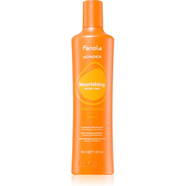 Fanola Wonder Nourishing Conditioner, Haarspülung 350 ml, stärkt und befeuchtet das Haar, vegan