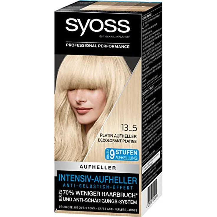 Syoss Blond Stufe 3 13 5 Platin Aufheller 3 x 157 ml – Bild 3
