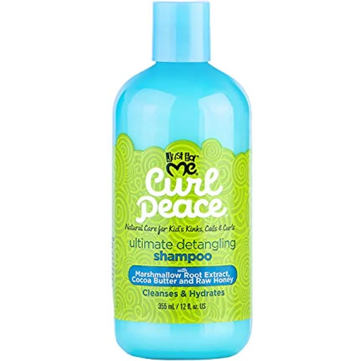 Just For Me Curl Peace Ultimate Detangling Shampoo, sanft und feuchtigkeitsspendend, 355ml – Bild 1