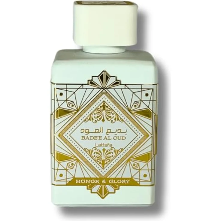 Lattafa Badee Al Oud Honor & Glory Eau de Parfum Nicho Dubai, 100 ml - Damenduft mit exotischen Duftnoten von Ananas und Crème Brulée – Bild 1