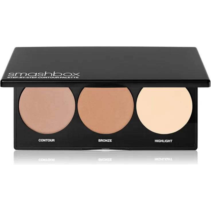 Smashbox Step-By-Step Contour Palette, Konturier-Palette für die Wangen, Farbton Light, 8.68 g
