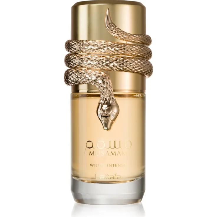 Lattafa Musamam White Intense, Unisex Eau de Parfum, 100 ml, holziger Zitrusduft