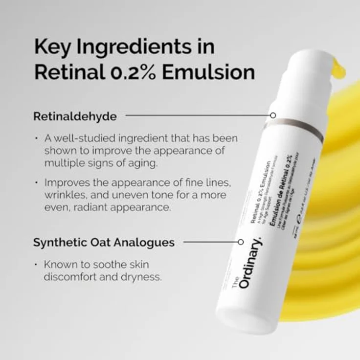 The Ordinary | Retinal 0.2% Emulsion | 15ml, Advanced Age Support for Nighttime Use – Bild 3