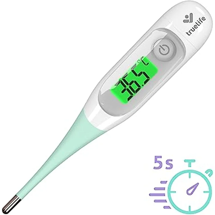TrueLife Care T3, digitales Fieberthermometer für Babys, präzise Messungen, hygienisches Design, 1 St. – Bild 2