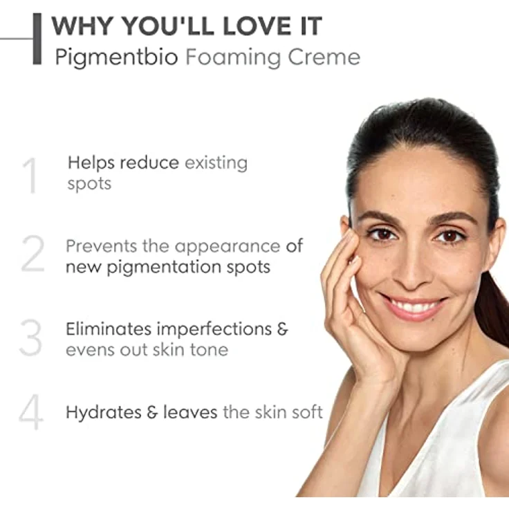 Bioderma pigmentbio foaming creme 200 ml für alle Hauttypen geeignet mit aufhellender Wirkung – Bild 3