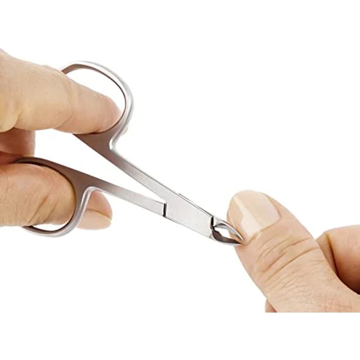 REMOS Hautzange in Scherenform, 4 mm Schneide aus rostfreiem Edelstahl, 8 cm - Präzise Nagelhautpflege für Fuß- und Fingernägel – Bild 4
