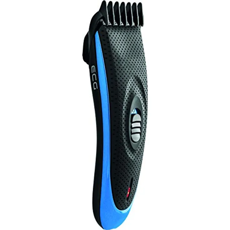 ECG ZS 1520CC Haarschneider Rostfreier Stahl 9 Schnittlängen 4 - 16 mm Schwarz/Hellblau
