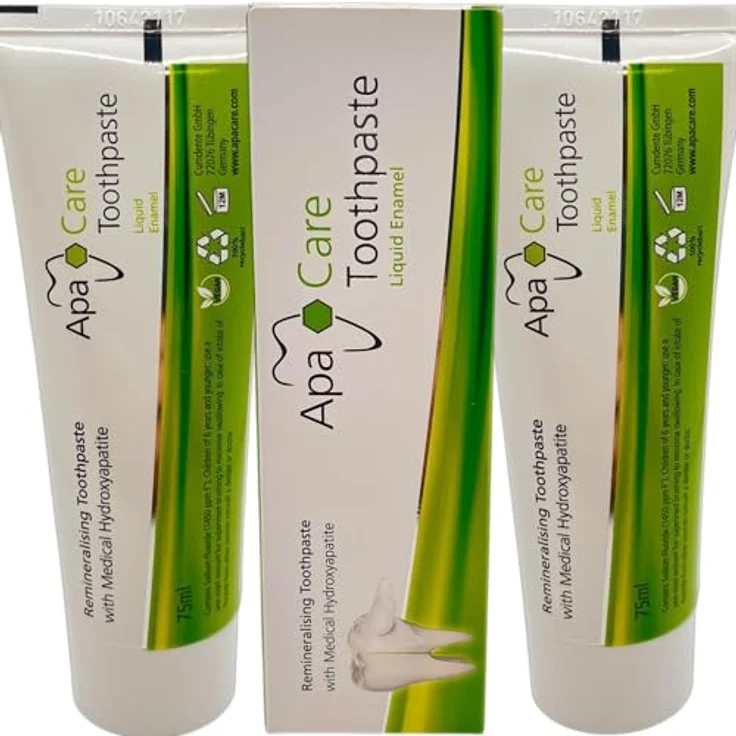 Apa Care remineralisierende Zahncreme 75 ml, Zahnpasta mit Hydroxylapatit für Karies- und Empfindlichkeitsschutz – Bild 1
