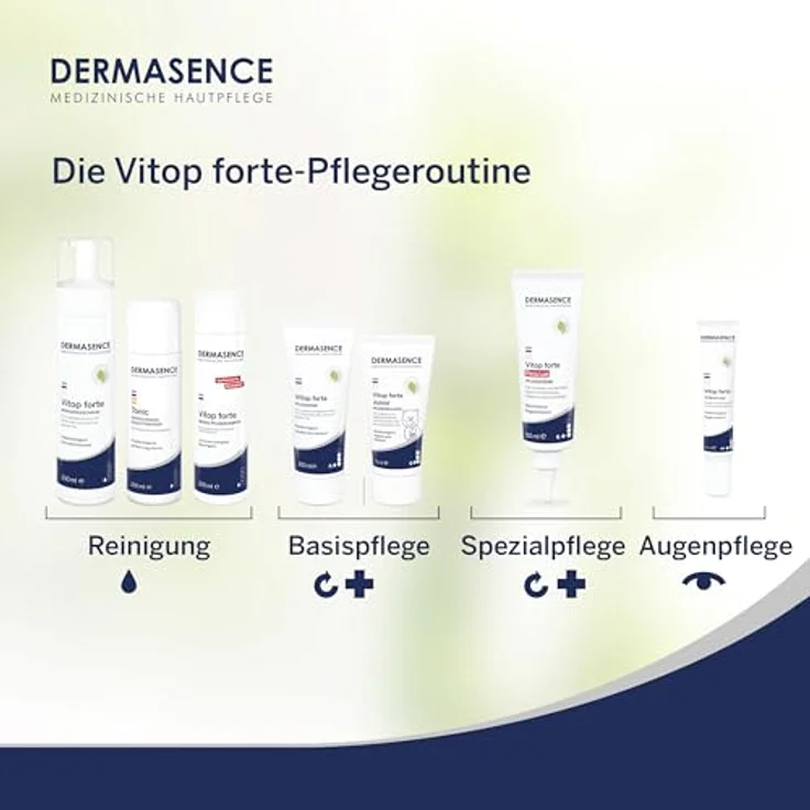 DERMASENCE Vitop forte Mildes Pflegeshampoo, 200 ml - Schonende Reinigung für trockene und sensible Kopfhaut, rückfettend, brennt nicht in den Augen, auch für Kinder, pH-hautneutral – Bild 5