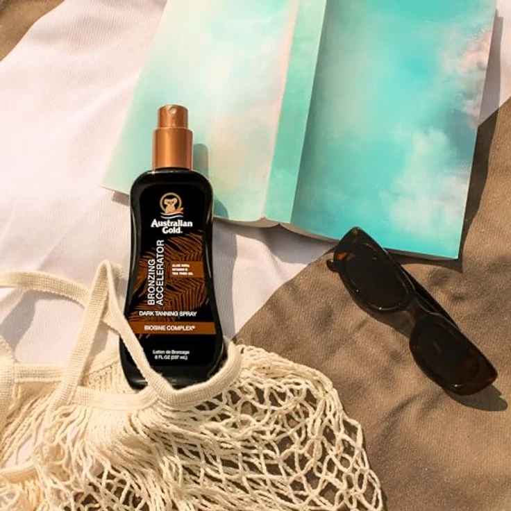 Australian Gold SPF Outdoor Dark Tanning Accelerator Spray Gel With Bronzer 237 ml – Bild 4
