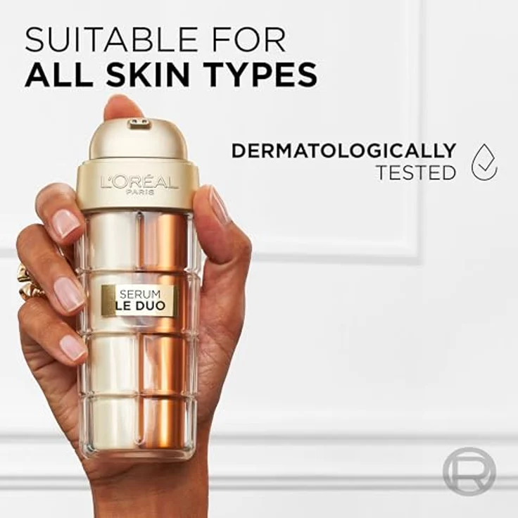 L’Oréal Paris Age Perfect Le Duo Serum, verjüngendes Zweiphasenserum mit Vitamin C und Niacinamid für klare und glatte Haut, 30 ml – Bild 8