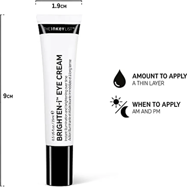 The INKEY List Brighten-I Eye Cream hellt stumpfe Augenpartien sofort auf 15 ml – Bild 3