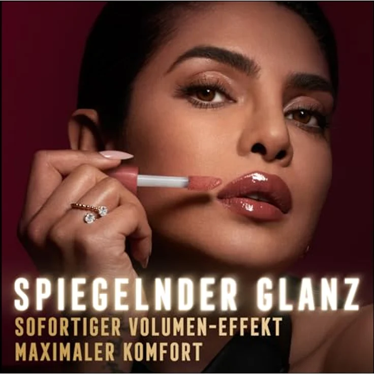 Max Factor 2000 Calorie Lip Glaze, farbiges Hochglanz-Lipgloss mit Volumen-Effekt, Nährstoffkomplex mit Hyaluron und Squalan, vegan, Fb. 170 Nectar Punch, 4.4ml – Bild 3