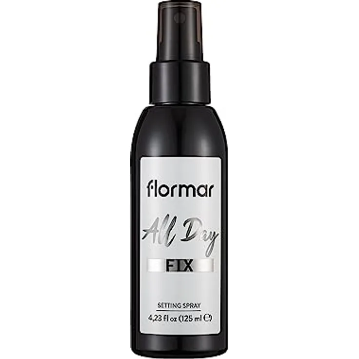 Flormar All Day Fix Setting Spray, Primer & Fixierer mit Kamillenextrakt und Bisabolol, 125 ml